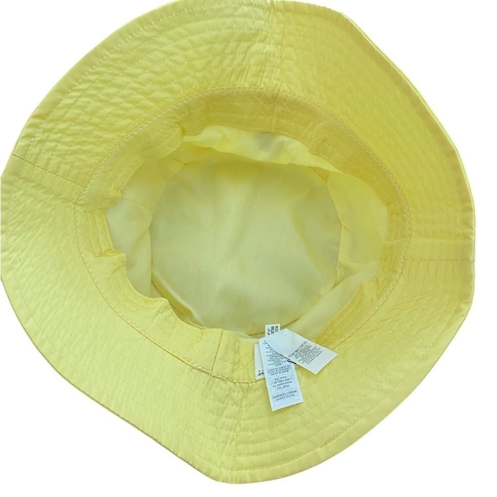 Aerie Women's Bright Yellow Bucket Hat Embroidered Sun One Size Summer - Picture 5 of 9
